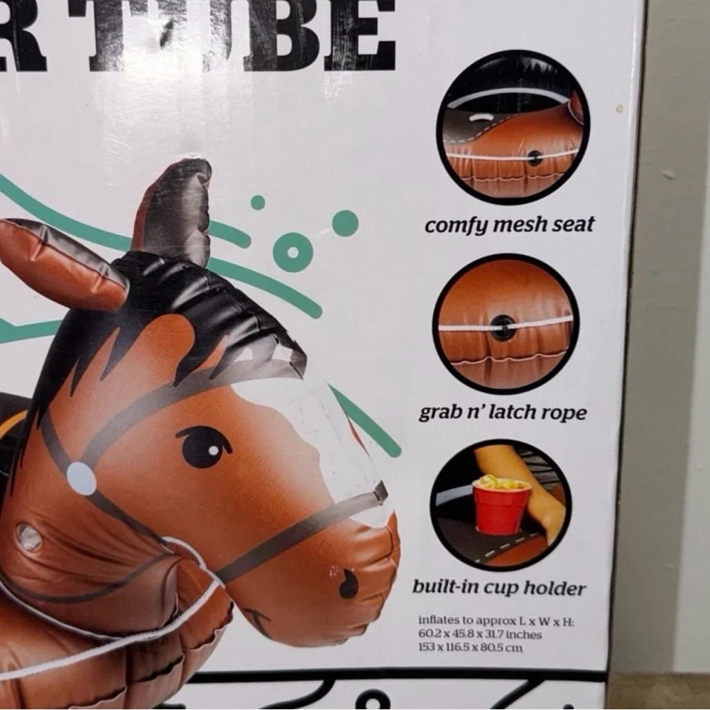 NEW Big Mouth Inc Buckin’ Bronco River Tube - Picture 2 of 4